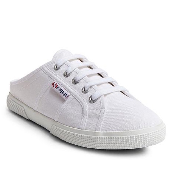 white mule sneakers